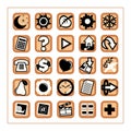 Useful Icons 1 - Version 2 Royalty Free Stock Photo