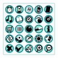 Useful Icons 2 - Version 1 Royalty Free Stock Photo