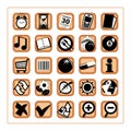 Useful Icons 2 - Version 2 Royalty Free Stock Photo