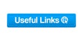 Useful links button Royalty Free Stock Photo