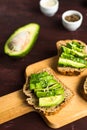 Useful toast with avocado