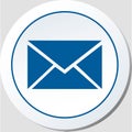 Stroke Email Icon Vector Graphical Representation