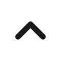 user arrow up icon. Signs and symbols can be used for web, logo, mobile app, UI, UX