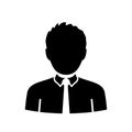 User avatar icon, sign, profile symbol, flat person icon - for stock Royalty Free Stock Photo