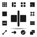 user center align icon. set of web illustration icons. signs, symbols can be used for web, logo, mobile app, UI, UX