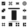 user center align icon. set of web illustration icons. signs, symbols can be used for web, logo, mobile app, UI, UX
