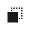 user copy duplicate icon. Signs and symbols can be used for web, logo, mobile app, UI, UX