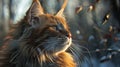 User cute Mainecoon cat