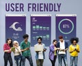 User Friendly Mobile Interface Apps Concept