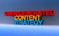 user generated content strategy on blue
