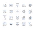 User-generated line icons collection. Collaboration, Engagement, Comments, Feedback, Interaction, Ratings, Reviews
