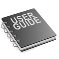 User guide book isolated Royalty Free Stock Photo