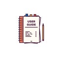 User guide book line style