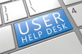 User Help Desk Royalty Free Stock Photo