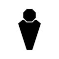 User icon vector. Person illustration sign. account symbol. client logo.