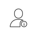 User info line icon