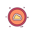 User interface button icon design vector Royalty Free Stock Photo