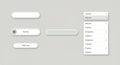 User interface elements include various white, rounded rectangular buttons and Royalty Free Stock Photo