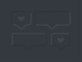 User interface elements for mobile app. Notification Symbol set Royalty Free Stock Photo