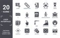 user.interface icon set. include creative elements as add event, jamaican, anatomy class skeleton, wiring, one hund, to do filled