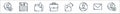 user interface line icons. linear set. quality vector line set such as delete account, email, account, share, briefcase, folder,