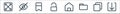 user interface line icons. linear set. quality vector line set such as download, copy, folder, home, unlock, bookmark, hide