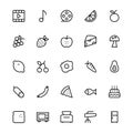 User Interface Line Vector Icons 39 Royalty Free Stock Photo