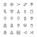 User Interface Line Vector Icons 43 Royalty Free Stock Photo