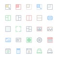 User Interface Line Vector Icons 29