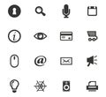 User interface icons set