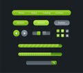 User interface vector set for website development and mobile application Royalty Free Stock Photo