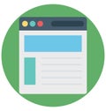 user interface, web design, Isolated Vector icons that can be easily modified or edit Royalty Free Stock Photo
