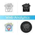 User location icon Royalty Free Stock Photo