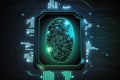 User login fingerprint scanning offers biometric identification