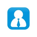 User Office Employee Businessman Abstract Icon Symbol Design