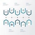 User Outline Icons Set. Collection Of Send, Location