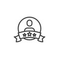 User Rating line icon