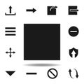 user square checkbox icon. set of web illustration icons. signs, symbols can be used for web, logo, mobile app, UI, UX Royalty Free Stock Photo