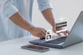User typing username and password on login screen, login, username, password
