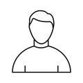 User Vector icon which can easily modify or edit Royalty Free Stock Photo