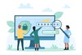 User verification after registration or authorization, tiny people verify access
