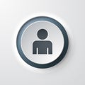 User web icon push button Royalty Free Stock Photo