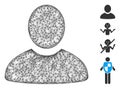 User Web Vector Mesh Illustration Royalty Free Stock Photo