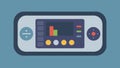 UserFriendly Interface A minimalistic design of a handheld device displaying light indicators and simple controls