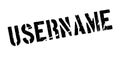 Username rubber stamp Royalty Free Stock Photo