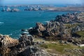 Ushant island rocky coastline