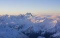 Ushba from Elbrus, Caucasus Mountains Royalty Free Stock Photo