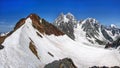 Ushba mountain in the Main Caucasian ridge.