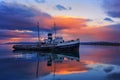 A old shipwreck in Ushuaia