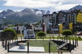 USHUAIA, ARGENTINA, 05 DECEMBER 2016: View to Ushuaia town with